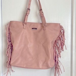 Blush Fringe Tote BCBG